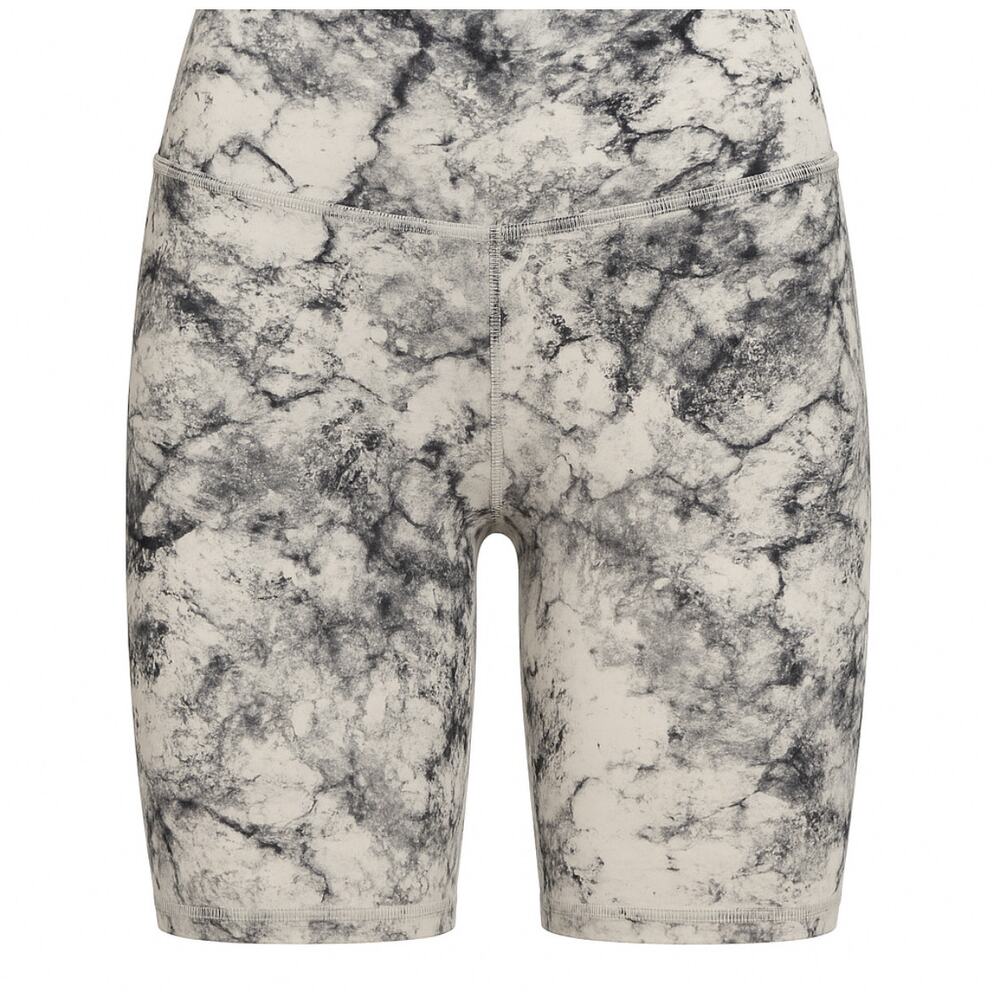 Balance Collection Marble Print Biker Shorts Small Women’s High Rise Activewear